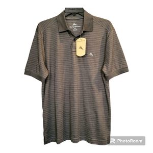 Tommy Bahama Men's "Coal" (Dark Gray) Short-Sleeve Golf Polo | Size S | NWT